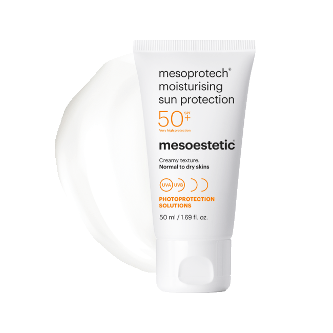 Mesoestetic Mesoprotech Feuchtigkeitsspendender Sonnenschutz LSF 50+ 50 ml