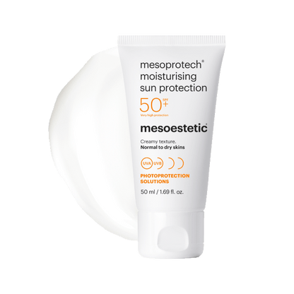 Mesoestetic Mesoprotech Feuchtigkeitsspendender Sonnenschutz LSF 50+ 50 ml