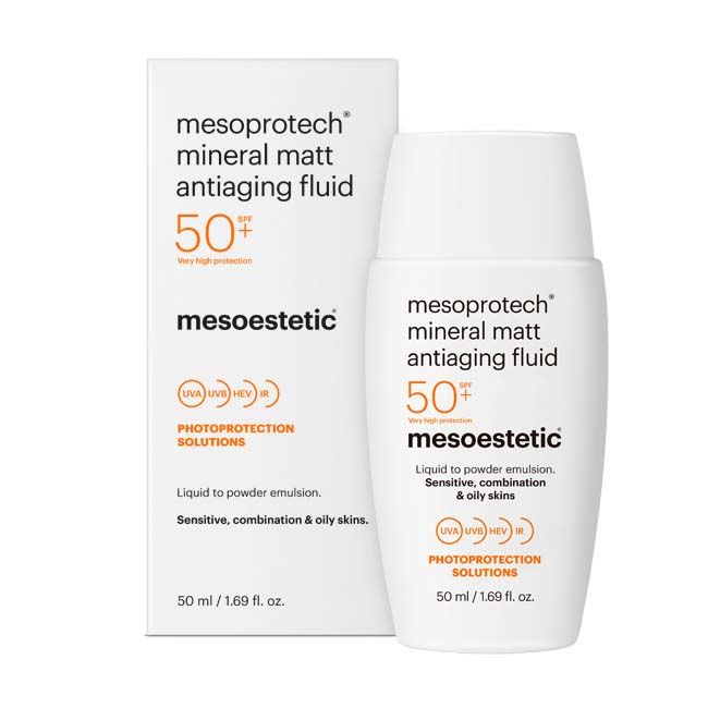 Mesoestetic Mesoprotech Mineral Matt Anti-Aging Fluid SPF 50+ 50 ml
